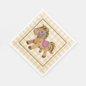 Napkin Toy Horse Serviette (Ecke)
