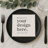 Napkin Your Design Upload Serviette