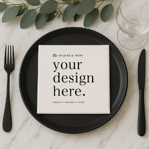 Napkin Your Design Upload Serviette