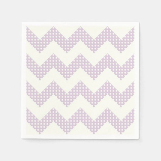 Napkin/Zickzack und Polka Dots Serviette (Vorderseite)