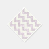 Napkin/Zickzack und Polka Dots Serviette (Ecke)