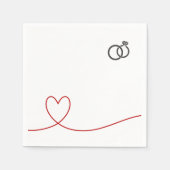 Napkins Bachelor Serviette (Vorderseite)