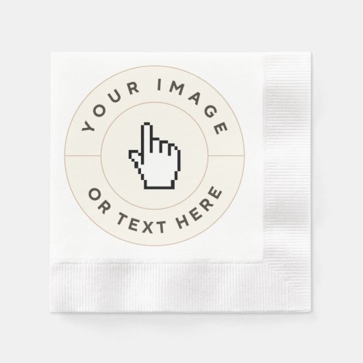 Napkins - Benutzerdefiniert (Bild/Text hinzufügen) Serviette (Vorderseite)