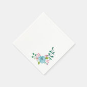 Napkins, Blau und Weiß Napkins Serviette (Ecke)