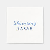 Napkins Blauer Cocktail in der Mama Serviette (Vorderseite)