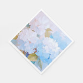 Napkins Blue Hydrangeas, Garden Blume, Party Serviette (Ecke)