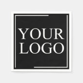 Napkins Custom Cocktail Personalisiert ADD LOGO Serviette (Vorderseite)