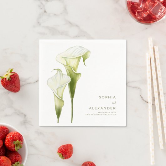 Napkins for a Modern Wedding. Serviette (Beispiel)