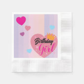 Napkins for birthdays serviette (Vorderseite)