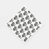 Napkins gotische Ziegenkunst der dunklen Kunst Serviette (Ecke)