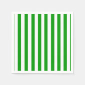 Napkins, Grüner und Weißer Streifen Serviette (Vorderseite)