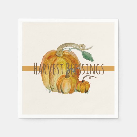 Napkins: Harvest Blessings Serviette (Vorderseite)