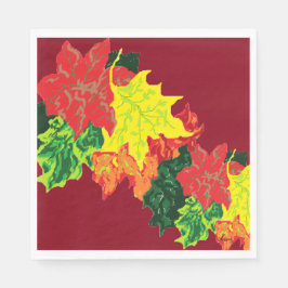 Napkins Herbstleaves Serviette