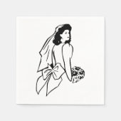 Napkins Hochzeiten Serviette (Vorderseite)