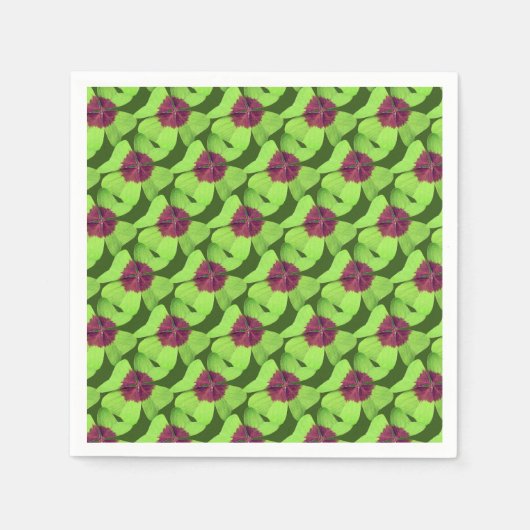 Napkins (Kleeblätter) St. Patricks Day Serviette (Vorderseite)