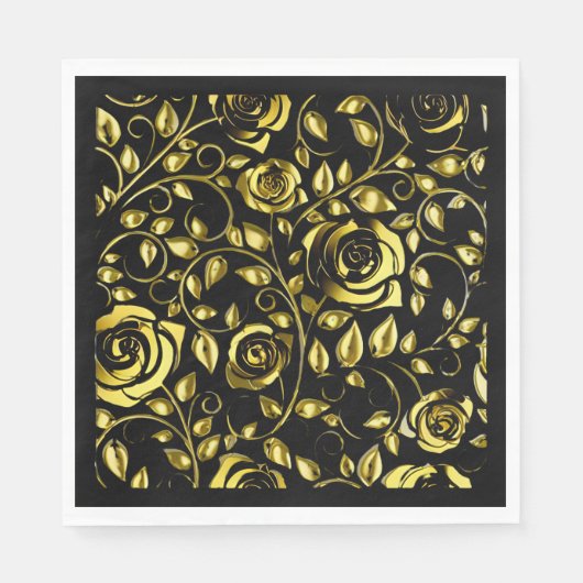 Napkins-Midnight Elegance collection Serviette (Vorderseite)