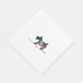 Napkins mit Schnauzer Serviette (Ecke)
