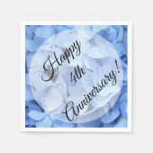 Napkins - Papier - Blue Hydrangea Serviette (Vorderseite)