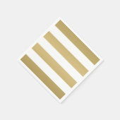 Napkins-Party aus Gold und Weiß Serviette (Ecke)