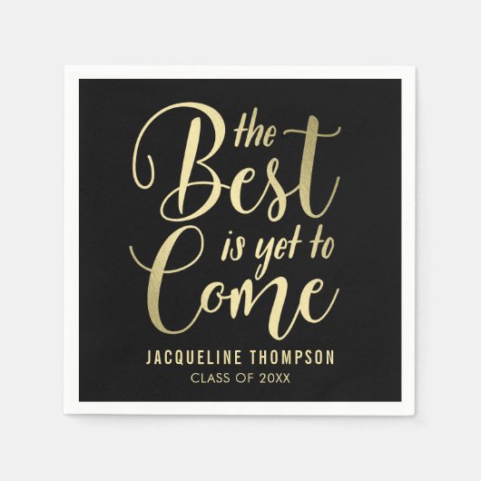 Napkins-Party der besten Zukunft Serviette (Vorderseite)