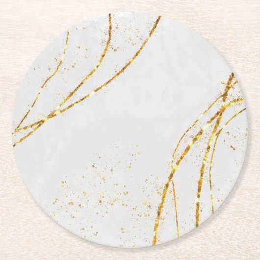 Napkins Runder Pappuntersetzer (Vorderseite)