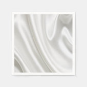 Napkins, Satin White Serviette (Vorderseite)
