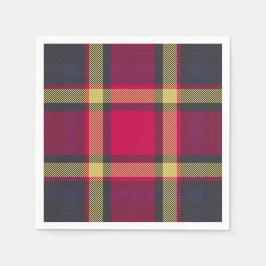 Napkins - Schottischer Tartan Serviette (Vorderseite)