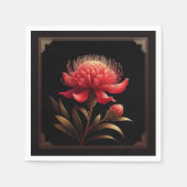 Napkins Serviette Waratah Fauna Flora (Vorderseite)