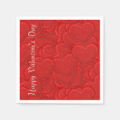 Napkins-Tage am Valentinstag Serviette (Vorderseite)