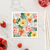 Napkins Tropical Hawaiian Birthday Party Serviette (Beispiel)