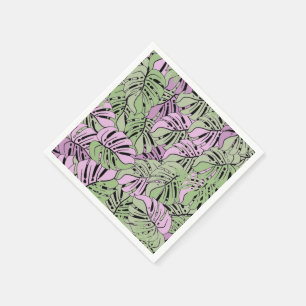 Napkins-Tropische Blätter Serviette