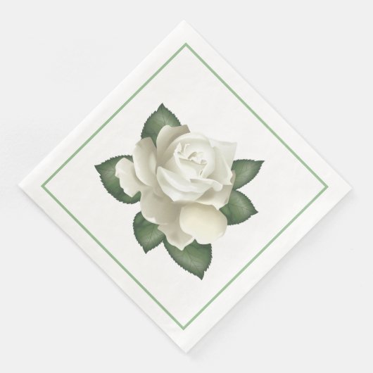 Napkins-Vintage Rose Serviette (Ecke)
