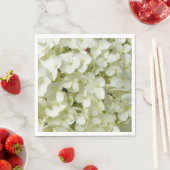 Napkins-White Hydrangeas Serviette (Beispiel)