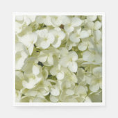Napkins-White Hydrangeas Serviette (Vorderseite)