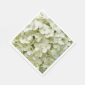 Napkins-White Hydrangeas Serviette (Ecke)