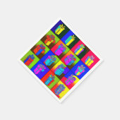 Napkins zum Geburtstag mit verschenkten Geschenken Serviette (Ecke)