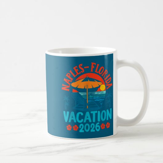 Naples Florida 2026 Family Vacation Beach Summer V Kaffeetasse (Rechts)