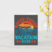 Naples Florida 2026 Family Vacation Beach Summer V Karte (Gelbe Blume)