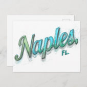 Naples florida dreaming  postkarte (Vorne/Hinten)