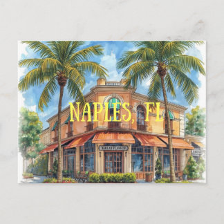Naples florida dreaming postkarte