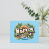 Naples florida dreaming postkarte (Stehend Vorderseite)