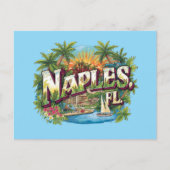 Naples florida dreaming postkarte (Vorderseite)