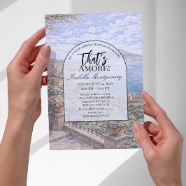 Naples Italian Themed Bridal Shower Einladung