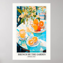 Naples Italy Print Citrus Brunch Still Life Art 10 Poster