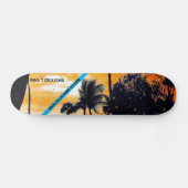 Naples Orange Storm 7 7/8" Skateboard Deck (Horizontal)