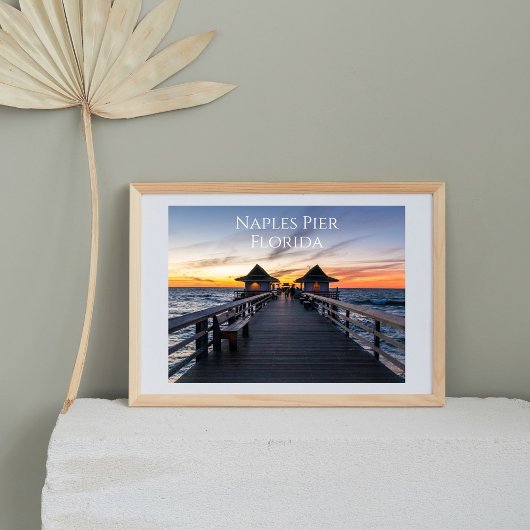 Naples Pier Florida Poster