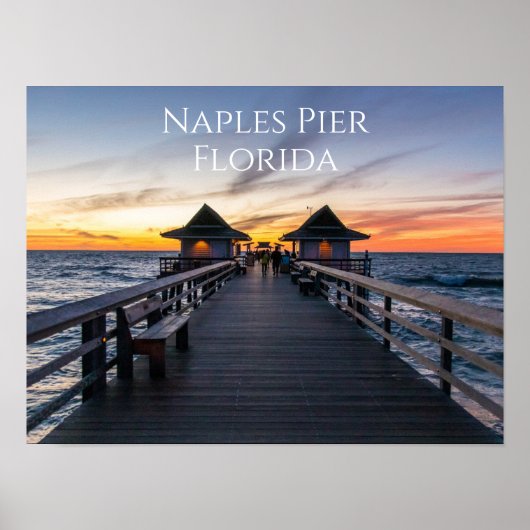 Naples Pier Florida  Poster (Vorne)