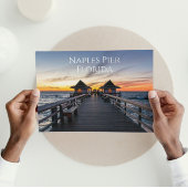 Naples Pier Florida Postkarte