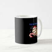 Napng Through The Snow Christmas Sloth Candy Cane Kaffeetasse (VorderseiteRechts)