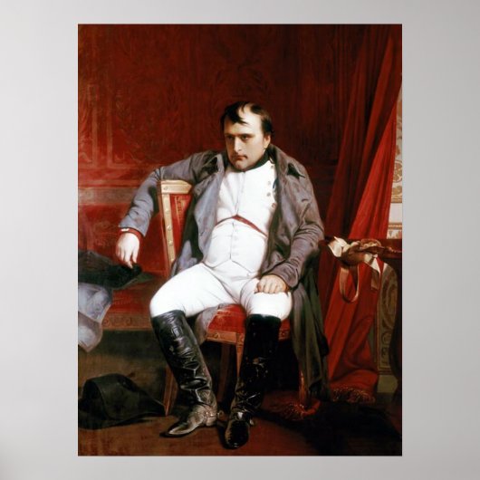 "Napoleon Abdicating Fountainbleu" Poster (Vorne)